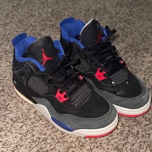 Kids Black and Blue Sneakers